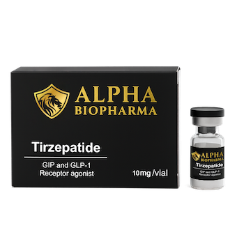 Tirzepatide 10 mg van Alpha BioPharma voorkant