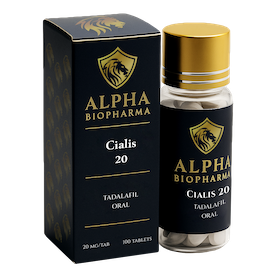 Cialis van Alpha BioPharma voorkant rechts