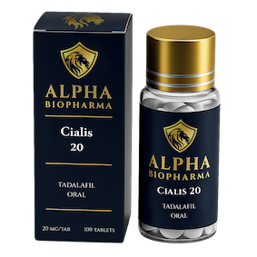 Cialis van Alpha BioPharma voorkant
